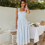 Wandering Soul Maxi Dress Blue