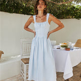 Wandering Soul Maxi Dress Blue