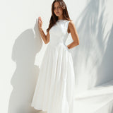 Dawn’s Embrace Maxi Dress White