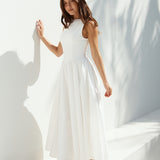 Dawn’s Embrace Maxi Dress White