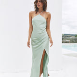 Summer's Embrace Midi Dress Sage