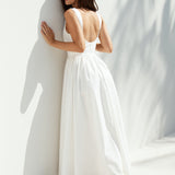 Dawn’s Embrace Maxi Dress White