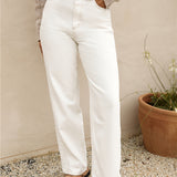 LEE High Baggy Jean Organic White