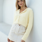 By The Fire Cardigan Yellow