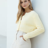 By The Fire Cardigan Yellow