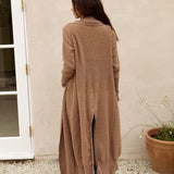 Whimsical Evening Cardigan Brown