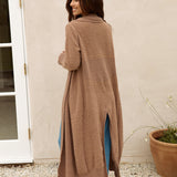 Whimsical Evening Cardigan Brown