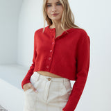 Vesper Long Sleeve Knit Red