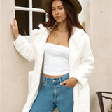 Fuzzy Feeling Coat White