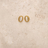 18k Gold Plated Vintage Love Earrings Gold