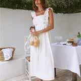 Miss Daisy Maxi Dress Ivory