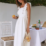 Miss Daisy Maxi Dress Ivory