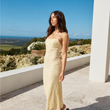 Wildflower Maxi Dress Yellow