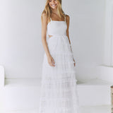 Spirit Flourish Maxi Dress White