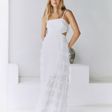 Spirit Flourish Maxi Dress White