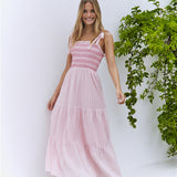 Sweet Whispers Maxi Dress Pink