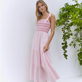 Sweet Whispers Maxi Dress Pink