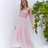 Sweet Whispers Maxi Dress Pink