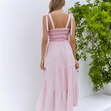 Sweet Whispers Maxi Dress Pink