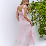 Sweet Whispers Maxi Dress Pink