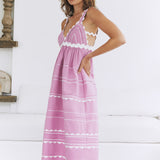 Summer Soirée Midi Dress Pink