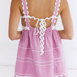 Summer Soirée Midi Dress Pink