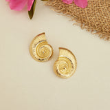 18k Gold Plated Shells Of The Sea Earrings