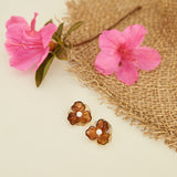 18k Gold Plated Wildflowers Earrings Gold