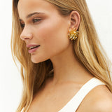 18K Gold Plated On The Glow Earrings Gold