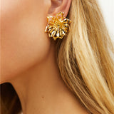 18K Gold Plated On The Glow Earrings Gold