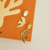 Love Bird Earrings Gold