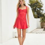 Amara Mini Dress Red