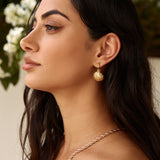 18k Gold Plated Shore Discovery Earrings Gold