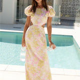 Fruit Punch Maxi Dress Yellow