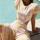 Fruit Punch Maxi Dress Yellow