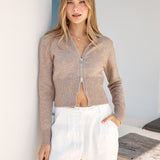 Chai Latte Knit Top Brown