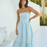 Love In The Summer Maxi Dress Blue