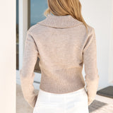 Chai Latte Knit Top Brown