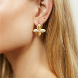 18K Gold Plated Shine Bright Earrings Gold