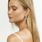 18K Gold Plated Search The Seas Earrings Gold