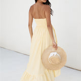 Love In The Summer Maxi Dress Yellow