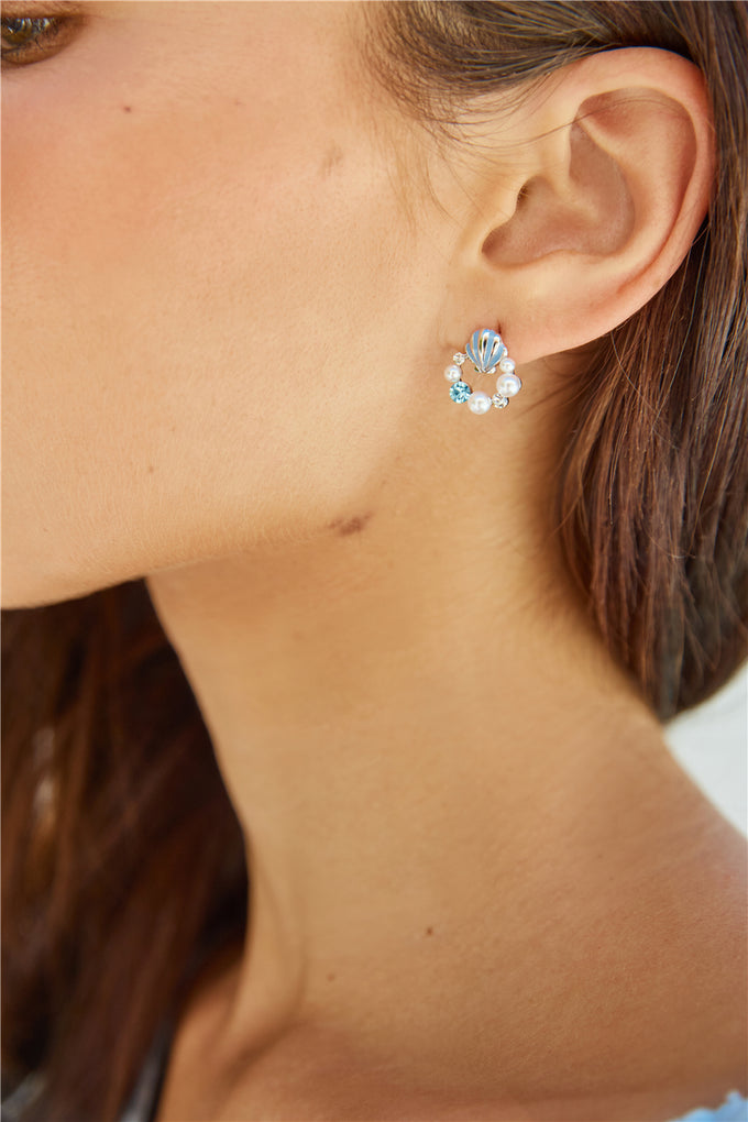 Magic Of The Sea Earrings Blue