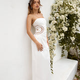 Amalfi Amore Maxi Dress White