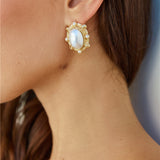 18k Gold Plated Quiet Luxury Earrings Gold