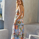 Parisian Escape Maxi Skirt Floral