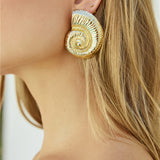 18k Gold Plated Shells Of The Sea Earrings