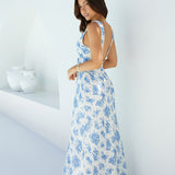 Rosewood Meadow Maxi Dress Blue