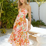 Summer Heat Maxi Dress Orange