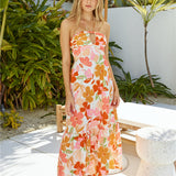 Summer Heat Maxi Dress Orange