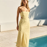 Give Me Sunshine Maxi Dress Yellow